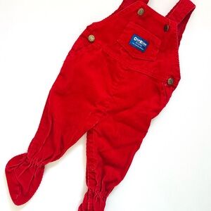 Vintage OshKosh B'gosh Overalls w/ footies